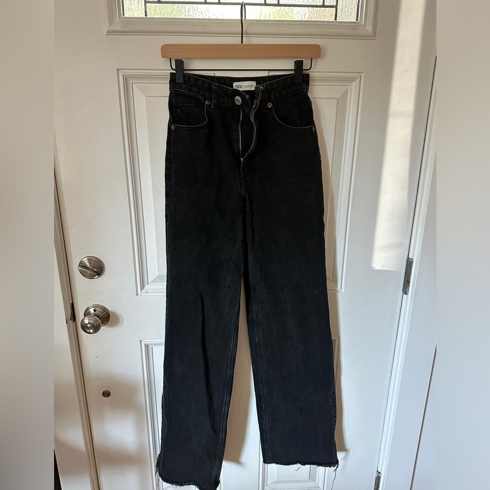 zara wide leg jeans